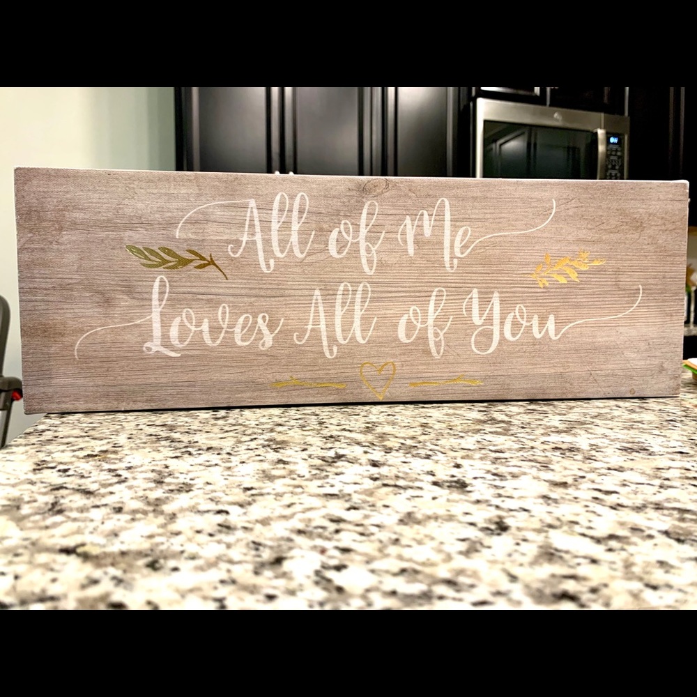 rustic farmhouse sign for home decor or wedding